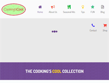 Tablet Screenshot of cookingscool.com